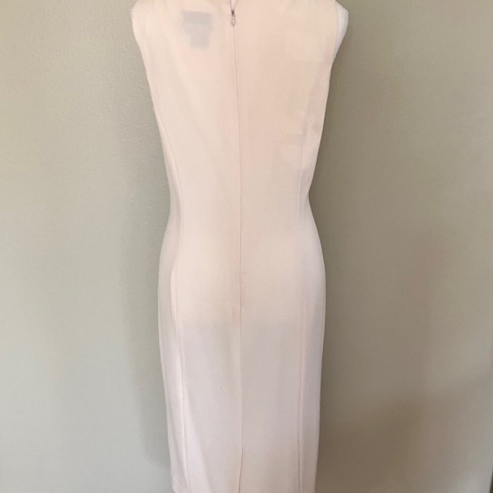 VTG Adrianna Papell sleeveless dress with cropped cardigan  women's size 8 cream - Picture 4 of 6